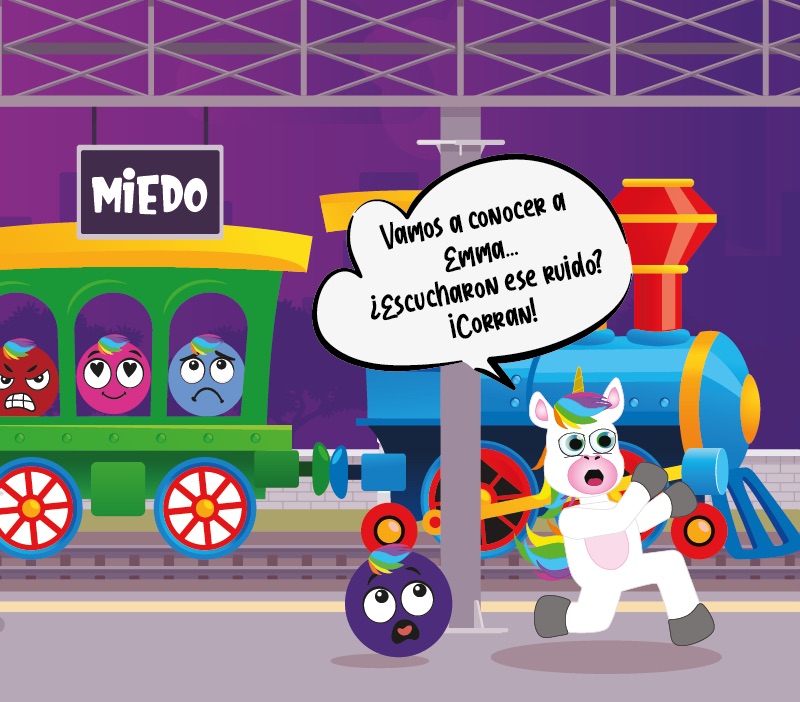 El color de las emociones: El miedo para niños