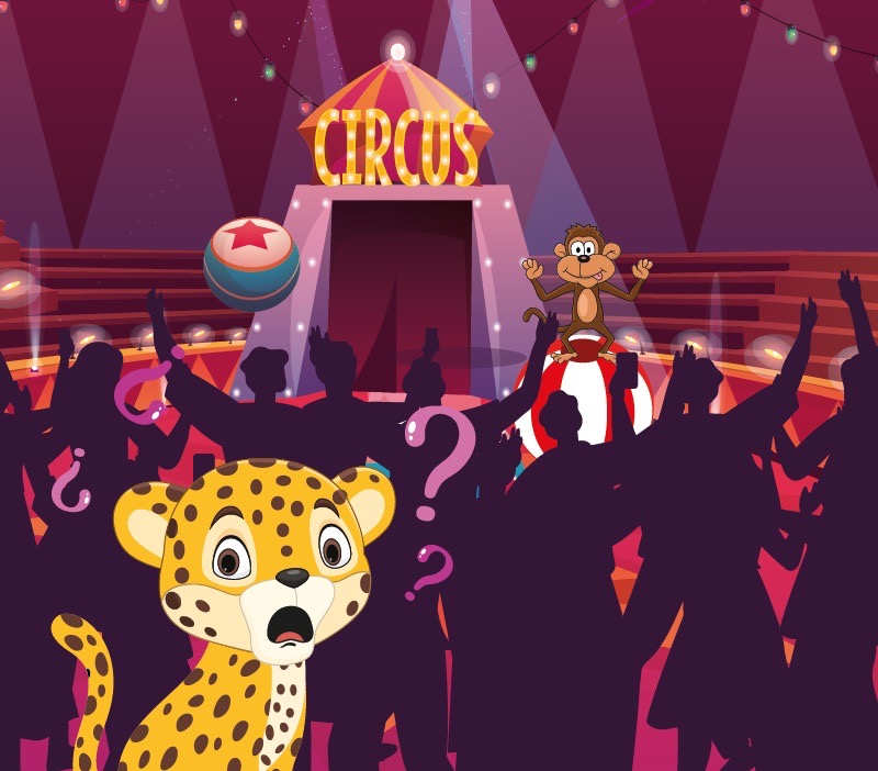 Colorin cuenta El mono y el leopardo para niños