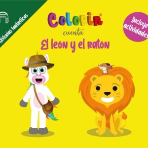 Colorin cuenta El león y el ratón para niños