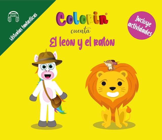 Colorin cuenta El león y el ratón para niños