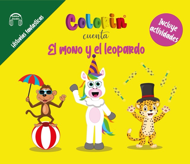 Colorin cuenta El mono y el leopardo para niños