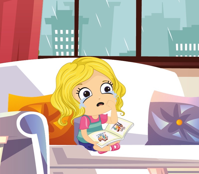 El color de las emociones: La tristeza para niños