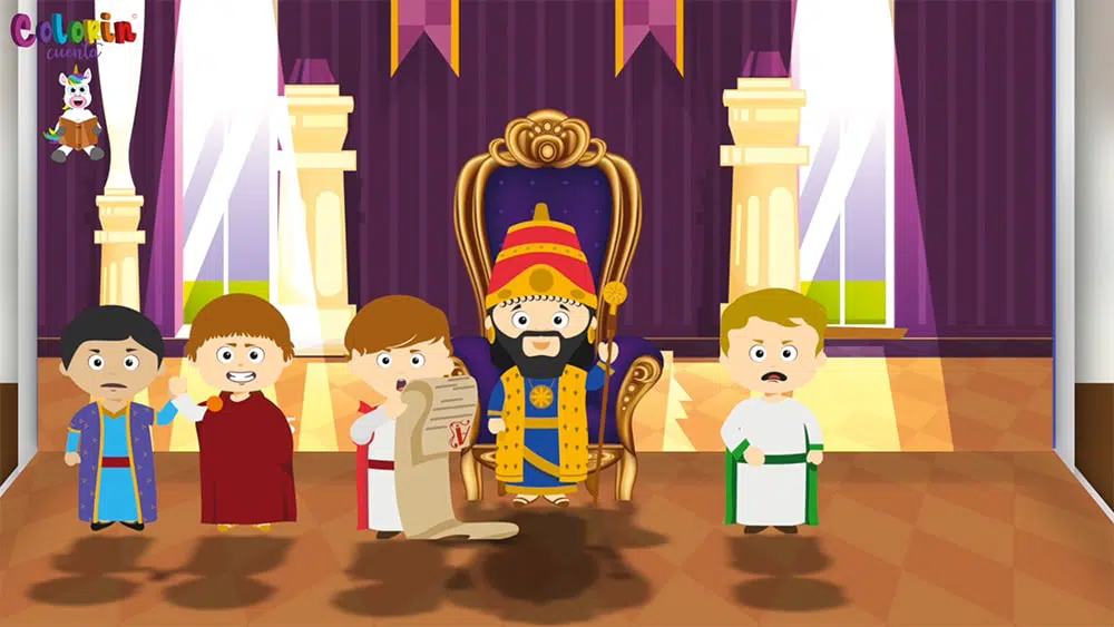 Cuento para niños de Daniel en el foso de los leones