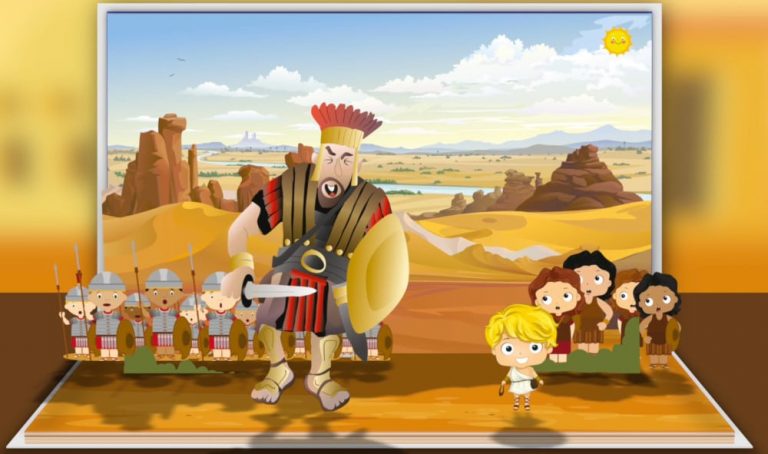 Mejores historias de la Biblia para niños -Cuento de David Y Goliat para niños