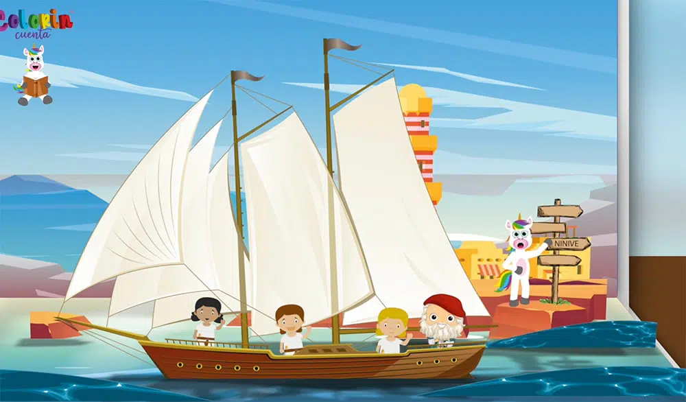 El cuento de Jonas y la ballena para niños