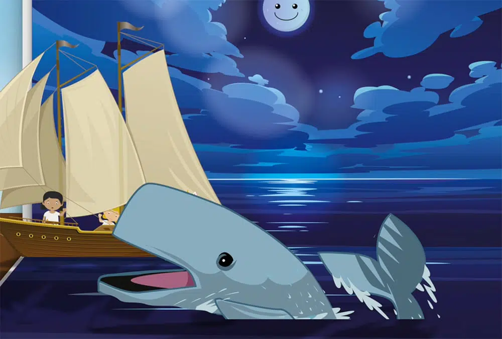 El cuento de Jonas y la ballena para niños
