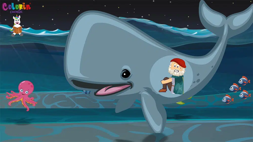 El cuento de Jonas y la ballena para niños