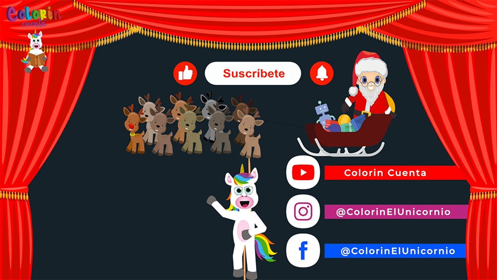Los renos de Santa Claus
