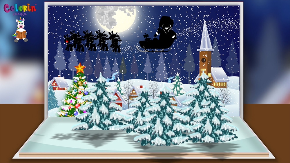 Cuento Rodolfo el reno de Santa Claus
