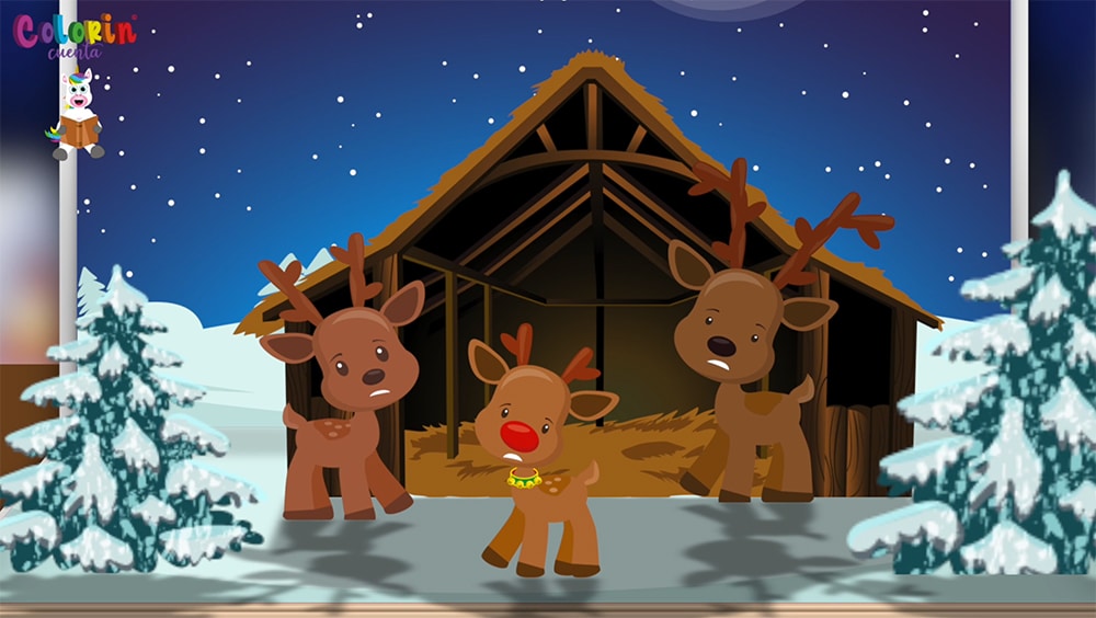 Cuento Rodolfo el reno de Santa Claus