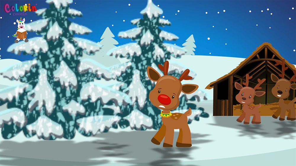 Cuento Rodolfo el reno de Santa Claus