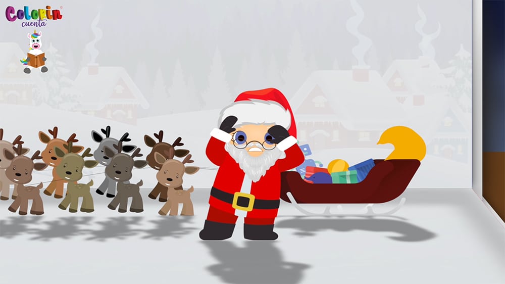 Cuento Rodolfo el reno de Santa Claus