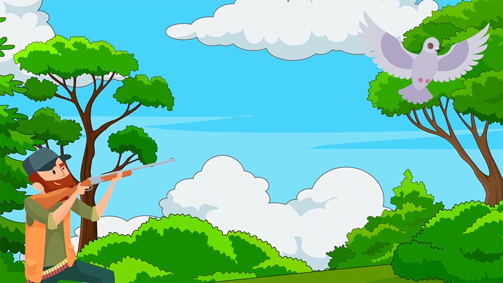 Fábula de la paloma y la hormiga para niños