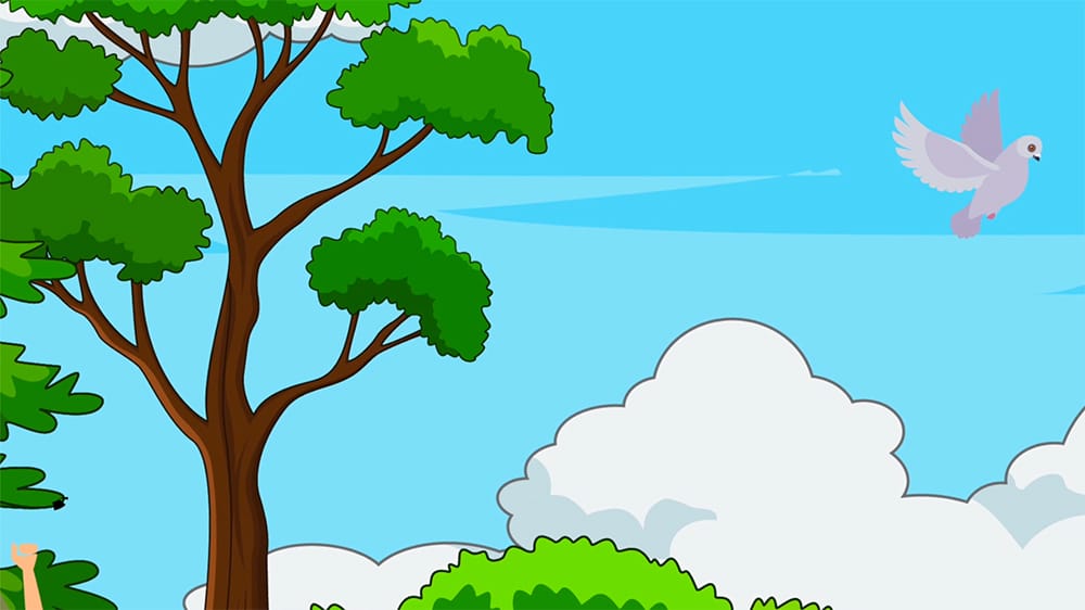 Fábula de la paloma y la hormiga para niños