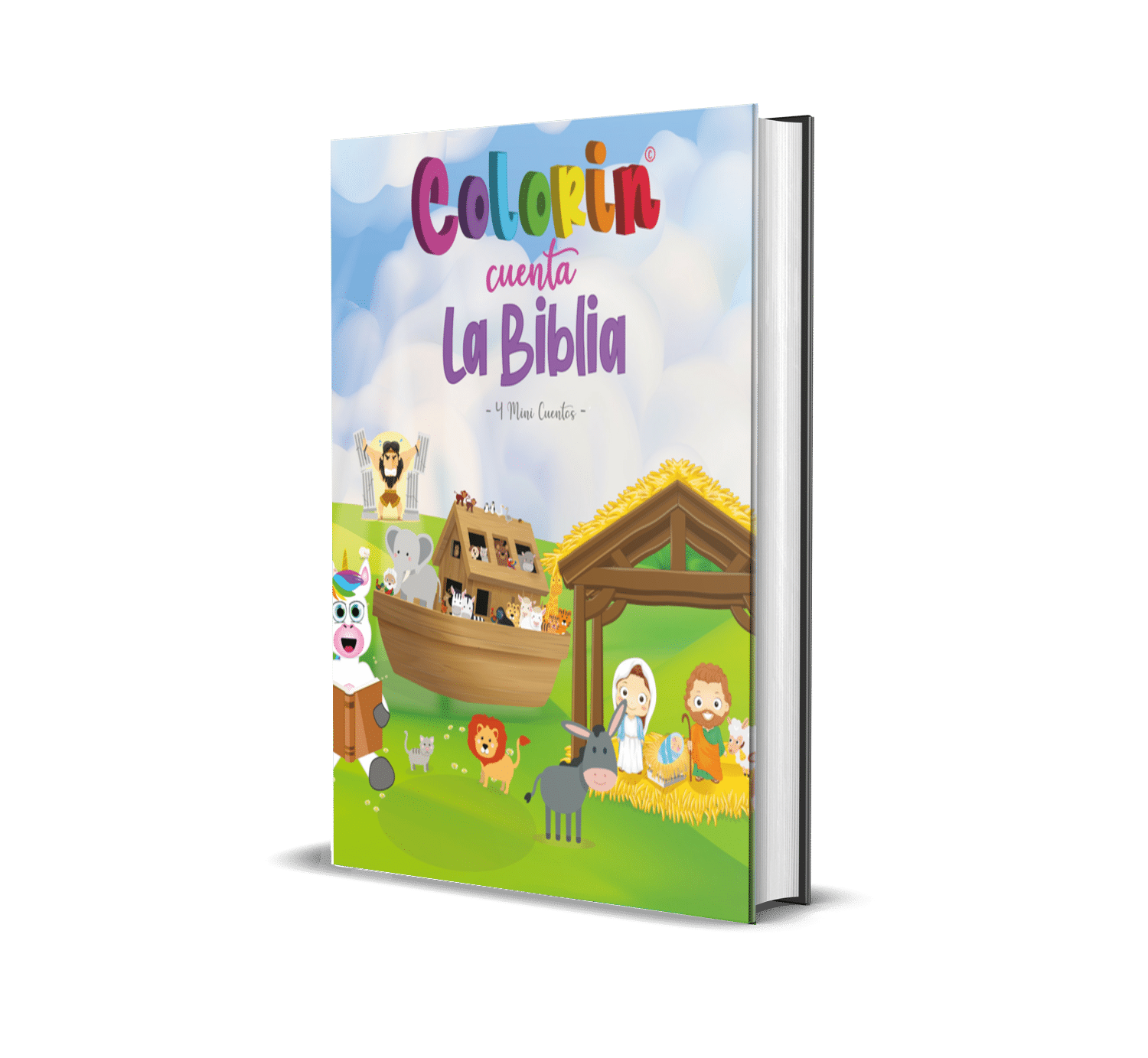 portada 4 mini cuentos de la biblia - Colorin Cuenta la Biblia