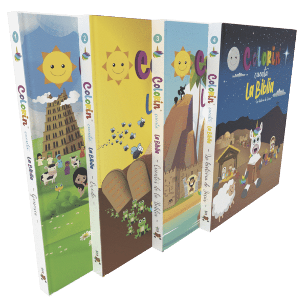 Colorin cuenta la Biblia - Los 4 libros