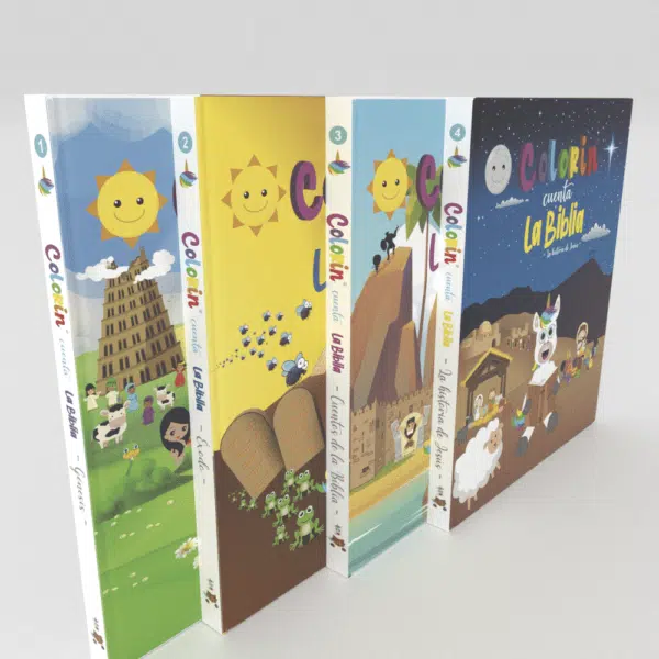 los 4 libros de Colorin cuenta la Biblia