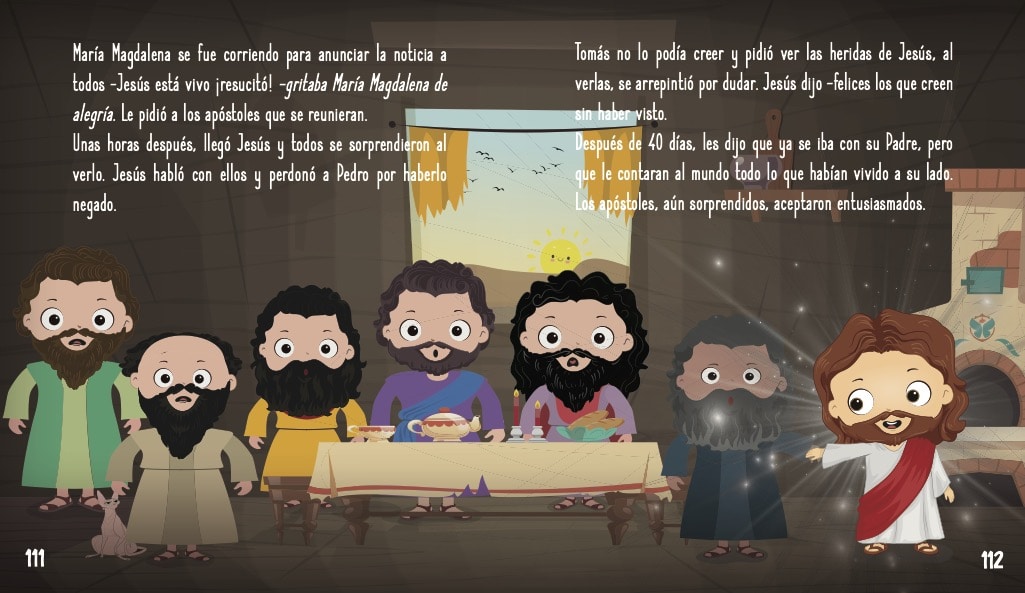 colorin cuenta la historia de jesús para niños