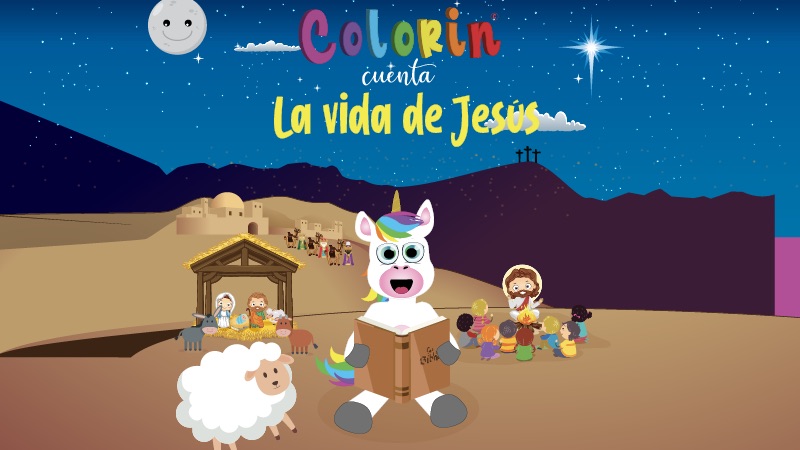 Colorin cuenta La historia de Jesús para niños