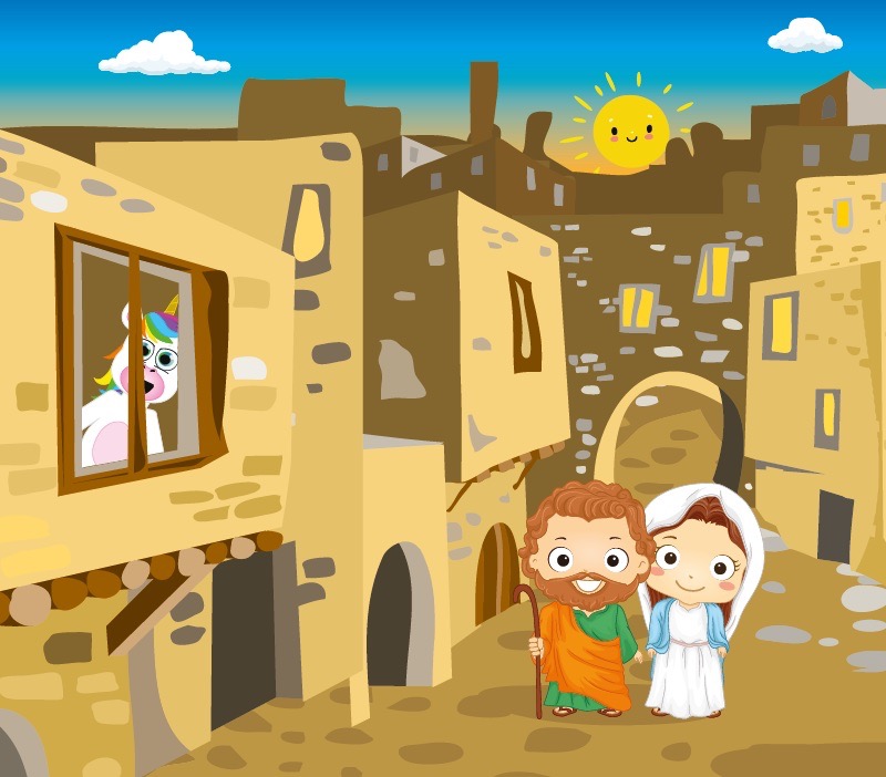 Colorin cuenta El nacimiento de Jesús para niños