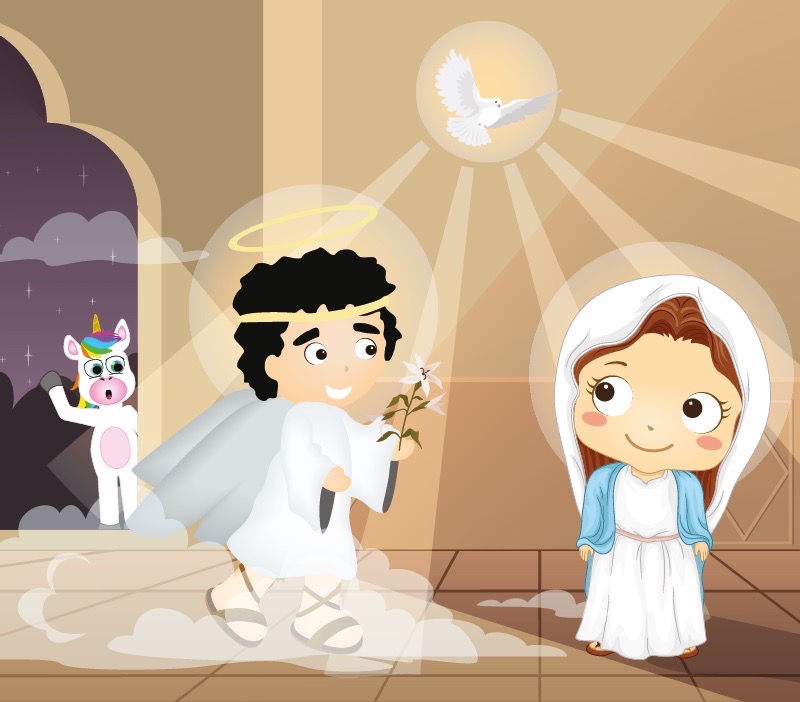 Colorin cuenta El nacimiento de Jesús para niños