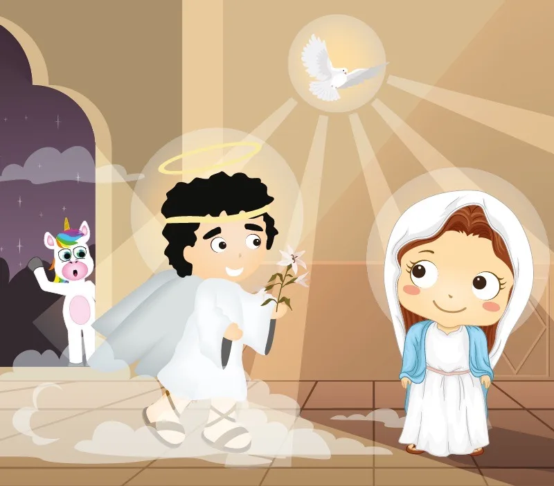 Colorin cuenta El nacimiento de Jesús para niños