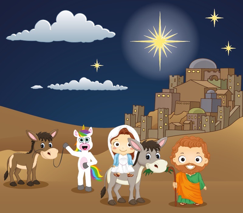 Colorin cuenta El nacimiento de Jesús para niños