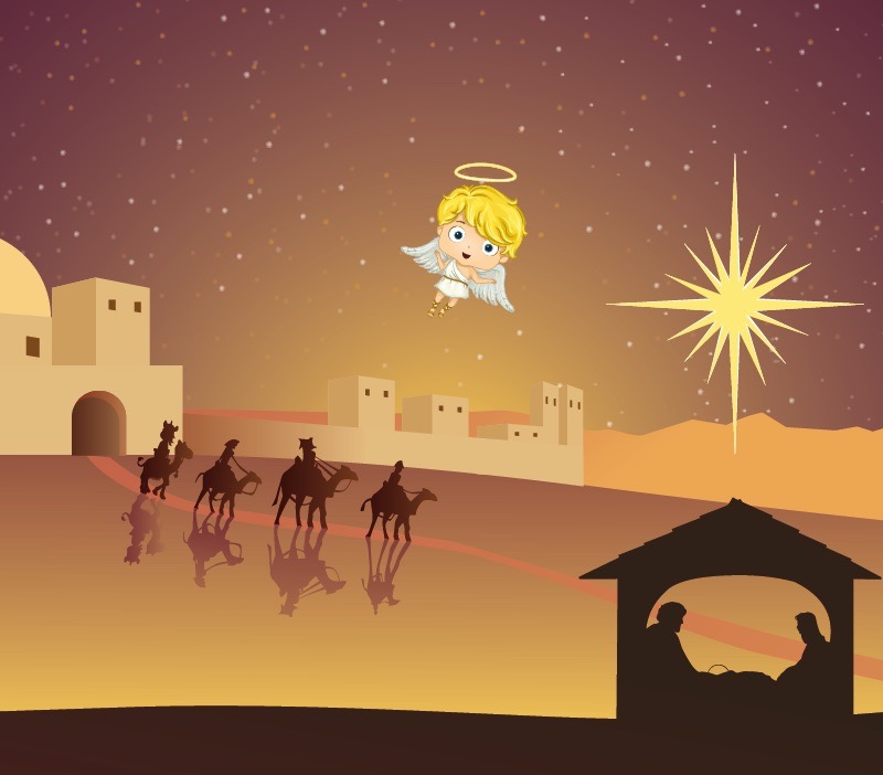 Colorin cuenta El nacimiento de Jesús para niños