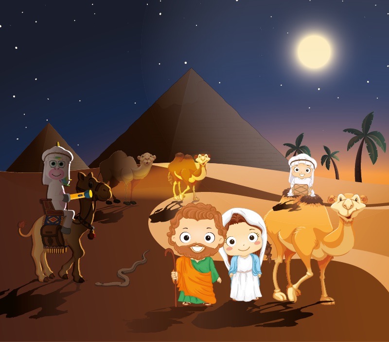 Colorin cuenta El nacimiento de Jesús para niños