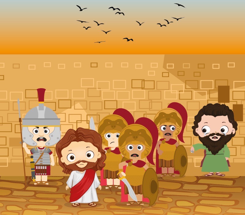 Colorin cuenta El juicio de Jesús para niños