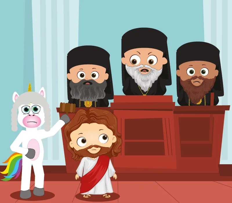 Colorin cuenta El juicio de Jesús para niños