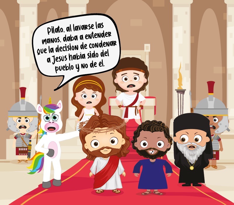 Colorin cuenta El juicio de Jesús para niños