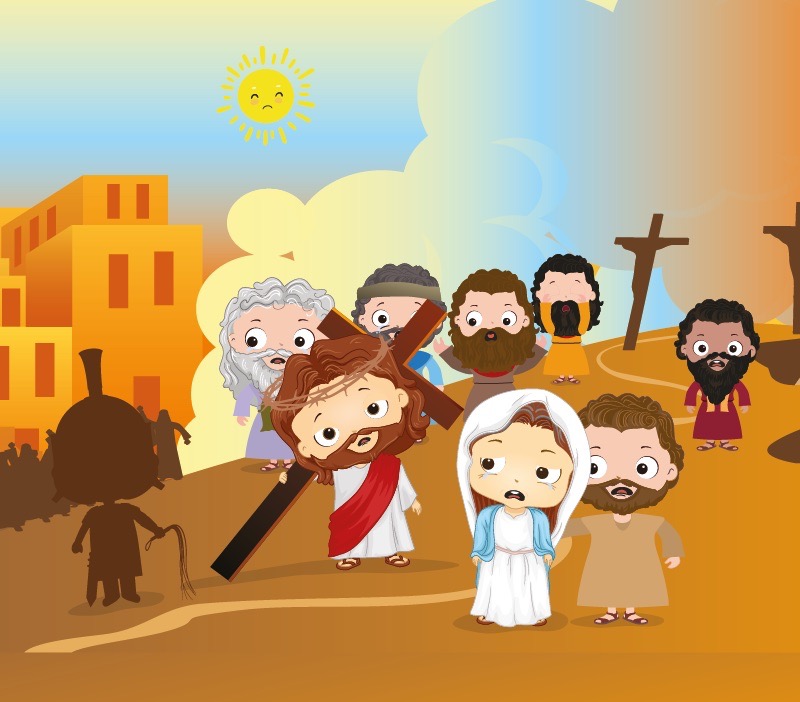 Colorin cuenta El juicio de Jesús para niños