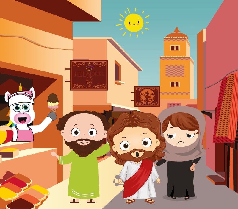 Colorin cuenta Los milagros de Jesús para niños