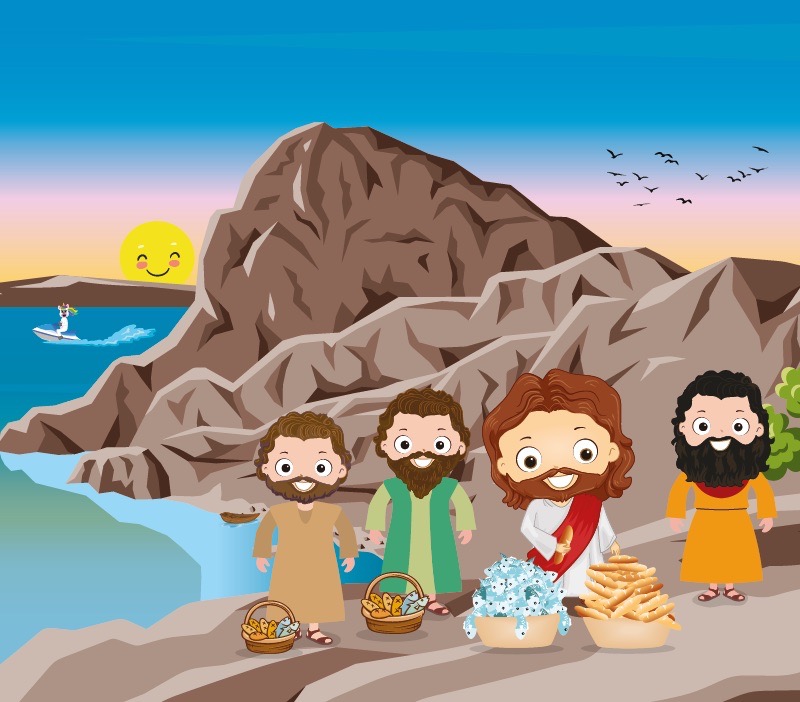 Colorin cuenta Los milagros de Jesús para niños