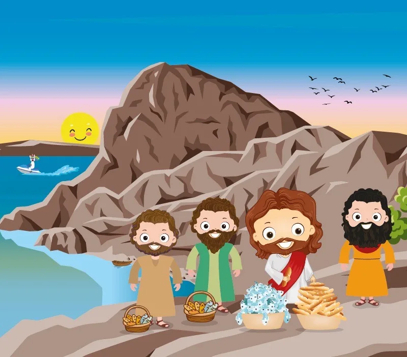 Colorin cuenta Los milagros de Jesús para niños