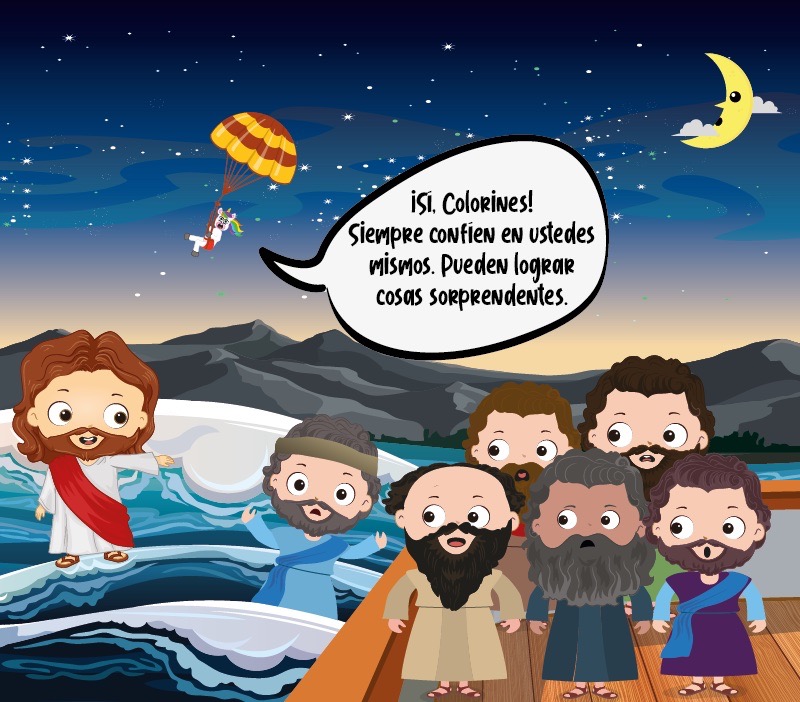 Colorin cuenta Los milagros de Jesús para niños