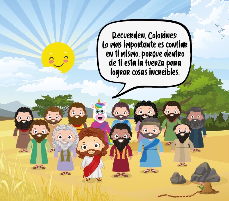 Colorin cuenta Los milagros de Jesús para niños