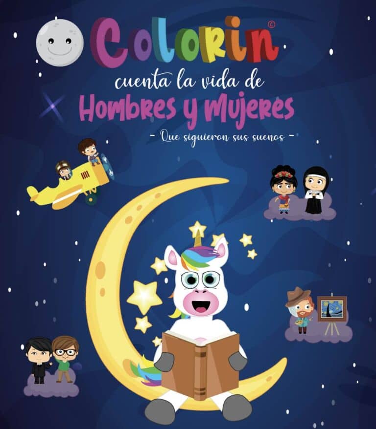 Portada Colorin cuenta la vida de Hombres y Mujeres - Que siguieron sus sueños