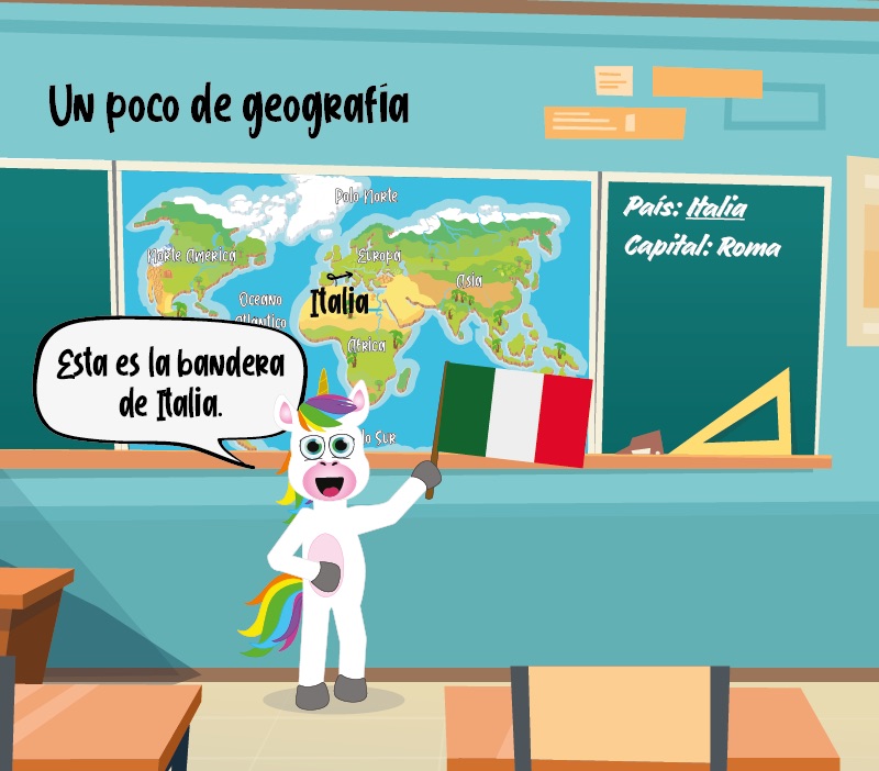 Geografía de Galileo Galilei para niños