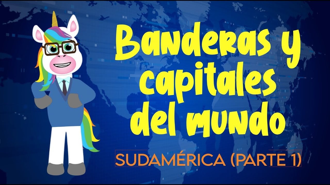 Banderas y Capitales del mundo - 1 - Sudamérica