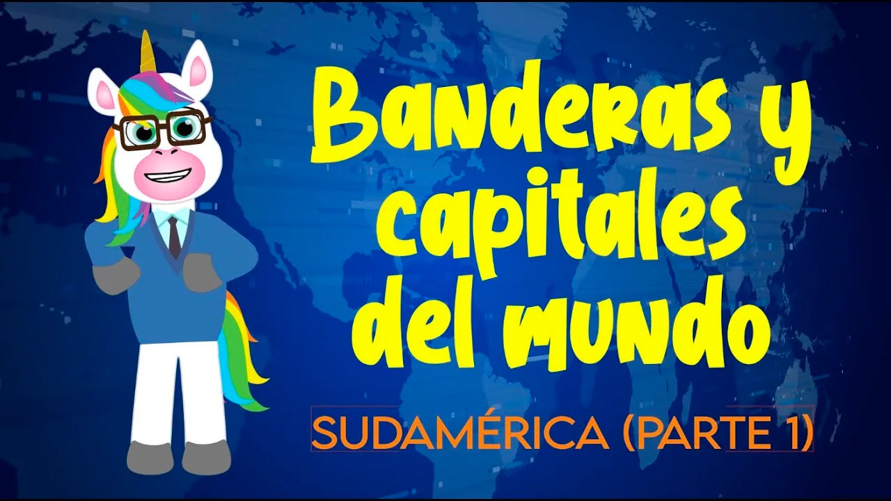 Banderas y Capitales del mundo - 1 - Sudamérica