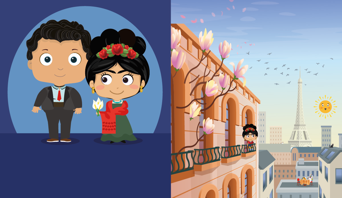 Biografía de Frida Kahlo para niños