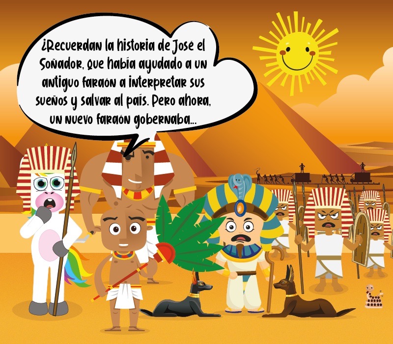 Colorin cuenta Moisés para niños