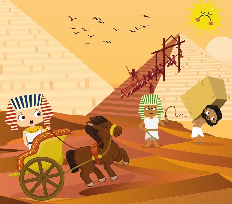 Colorin cuenta Moisés para niños