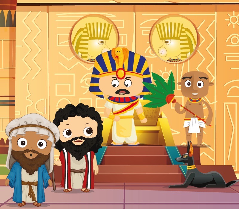 Colorin cuenta Moisés para niños