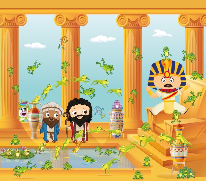 Colorin cuenta Moisés para niños