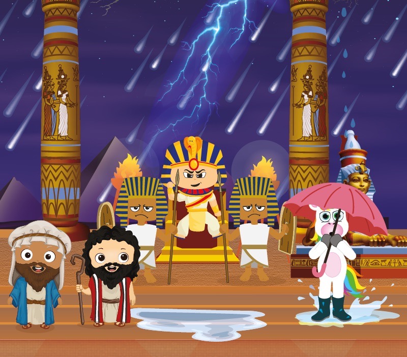 Colorin cuenta Moisés para niños