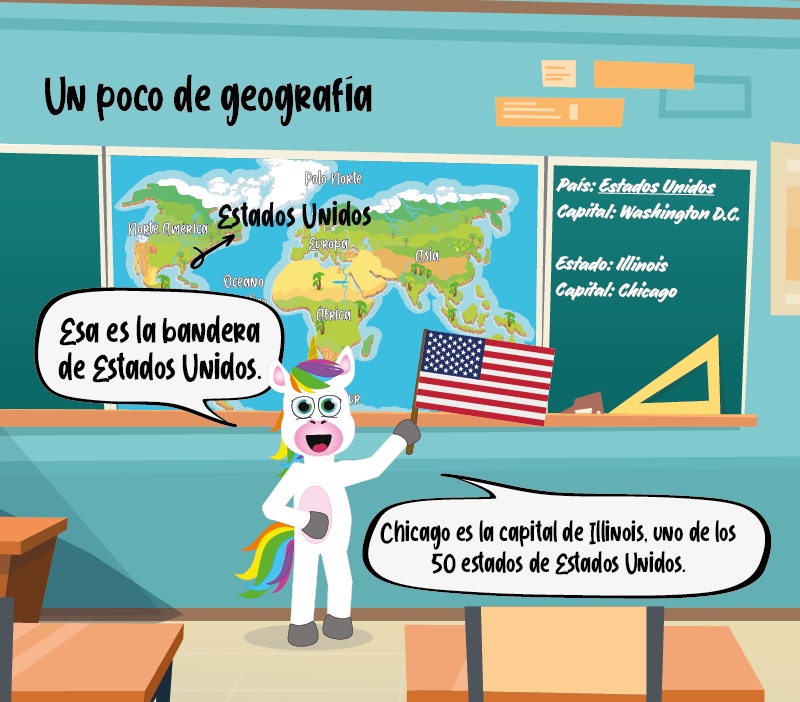 Geografía de Walt Disney para niños