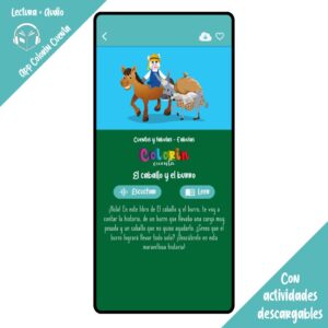 Colorin cuenta El burro y el caballo